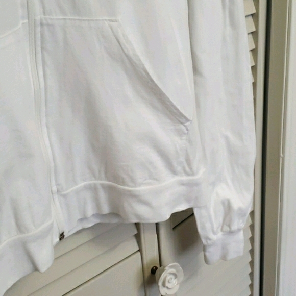 American Apparel Y2K I'm Big In Japan Graphic Hoodie, White, Sz S - Picture 8 of 10